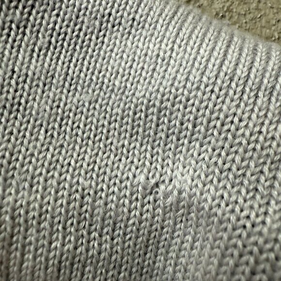 Icebreaker Cool-Lite Merino Wool Sweater Gray Lightweight Knit Women’s L - Picture 4 of 6